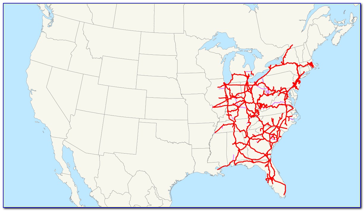 Csx Railroad Map Kentucky