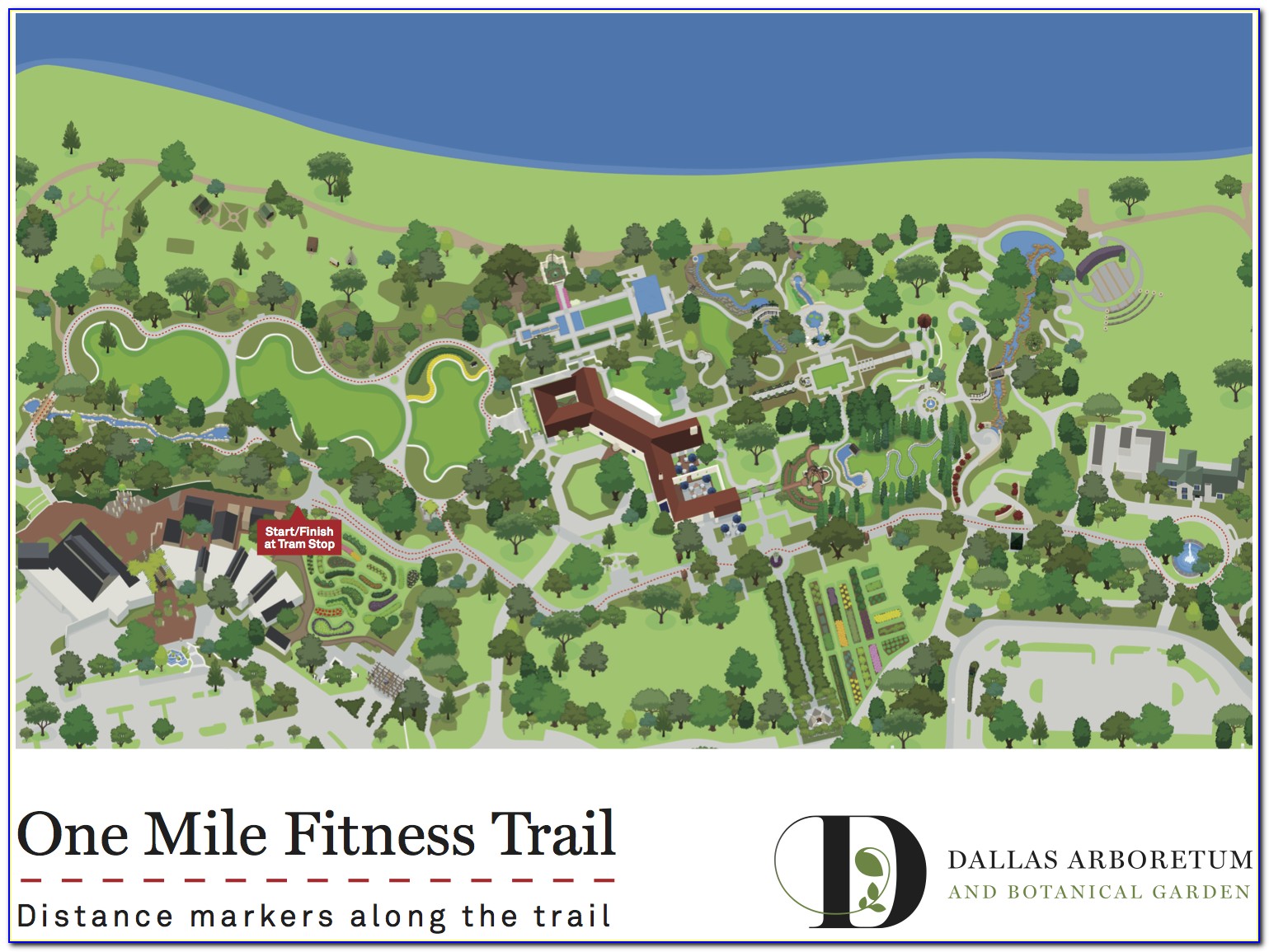 Dallas Arboretum Map Gate 1