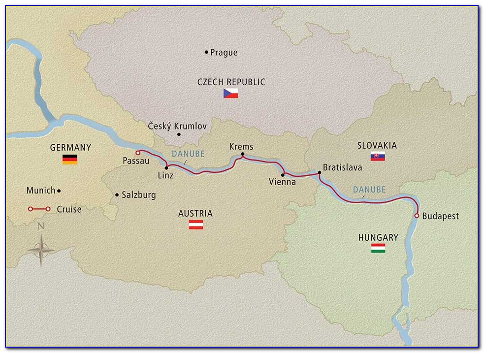Danube River Cruise Route