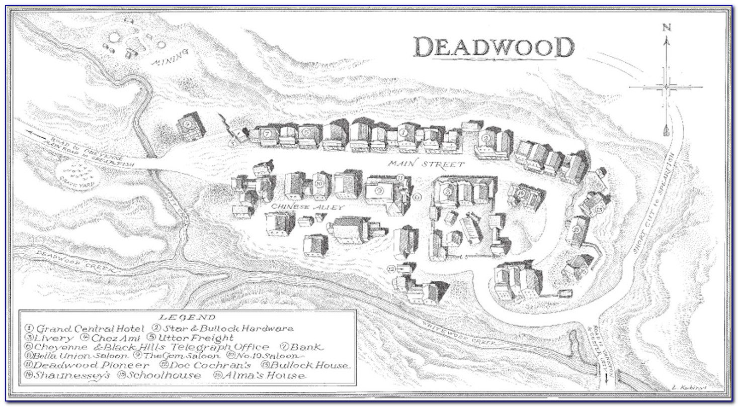 Deadwood Sd Area Map