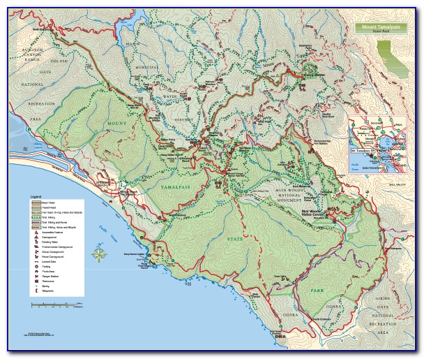Dipsea Trail Map Mill Valley