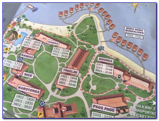 Disney Polynesian Resort Room Map