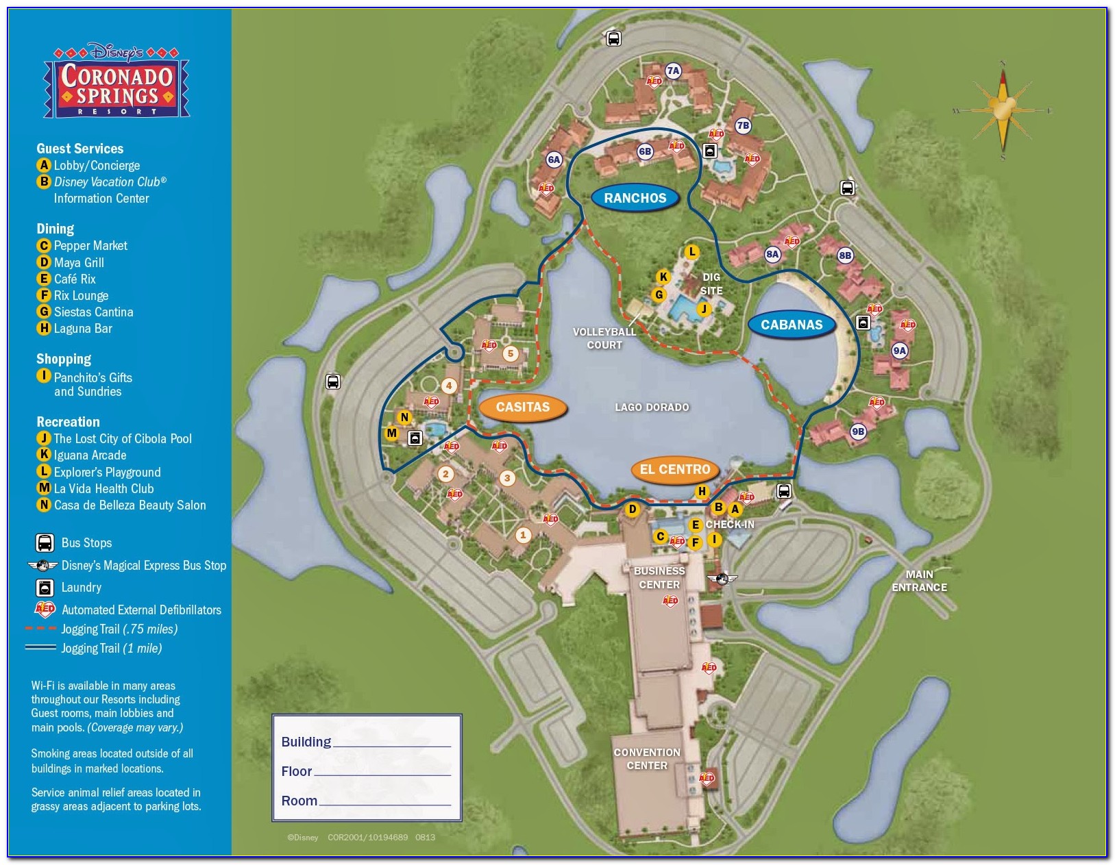 Disney Springs Resort Hotels Map