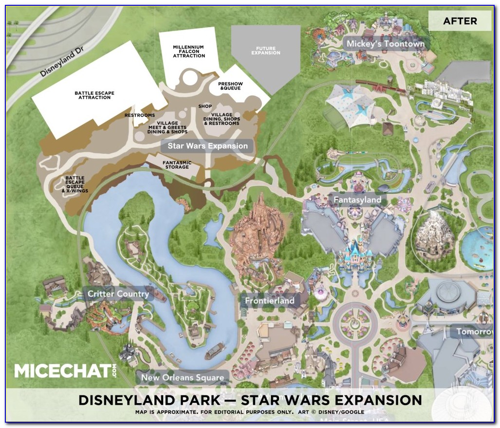Disney World Star Wars Land Map