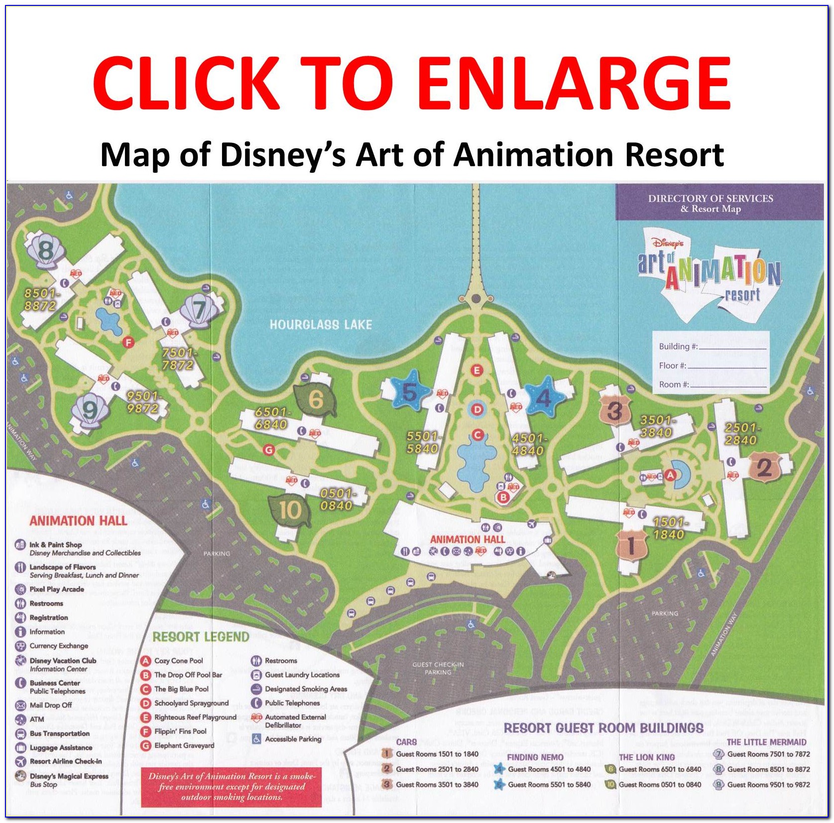 Disney's Art Of Animation Resort Map Pdf