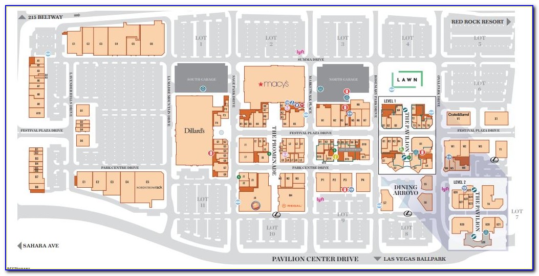 Downtown Summerlin Map Directory