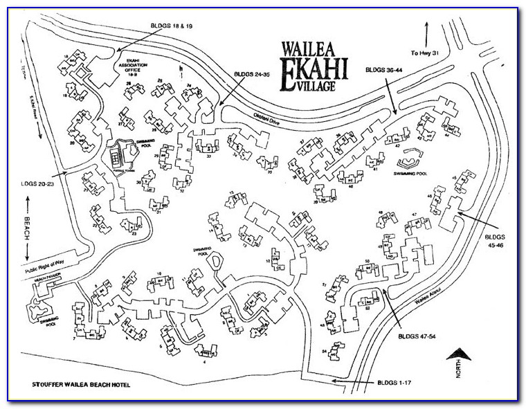 Ekahi Village Condo Map