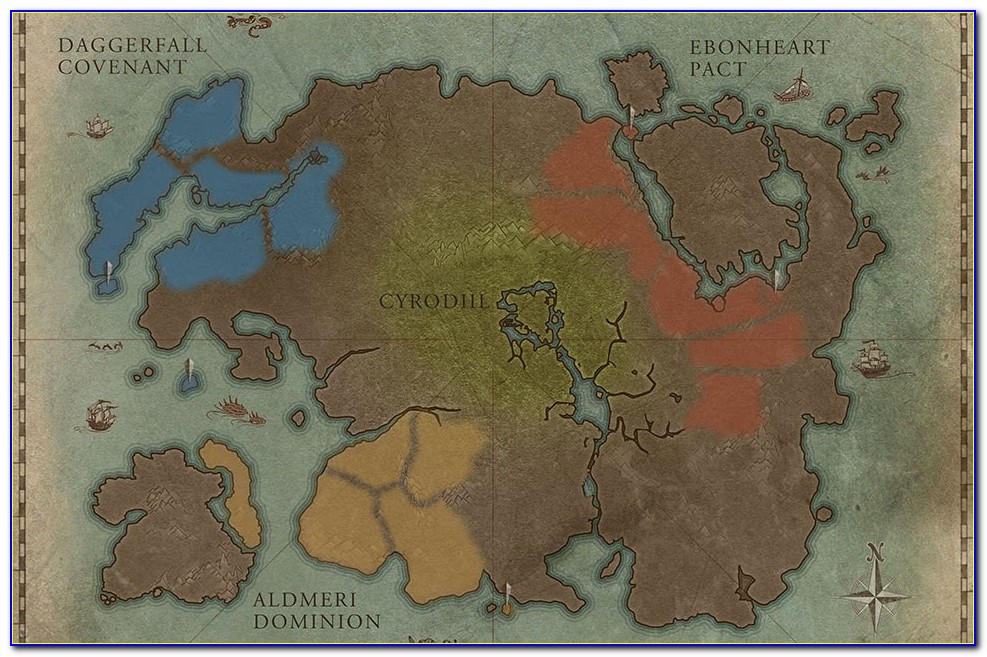 Elder Scrolls Online Map Size