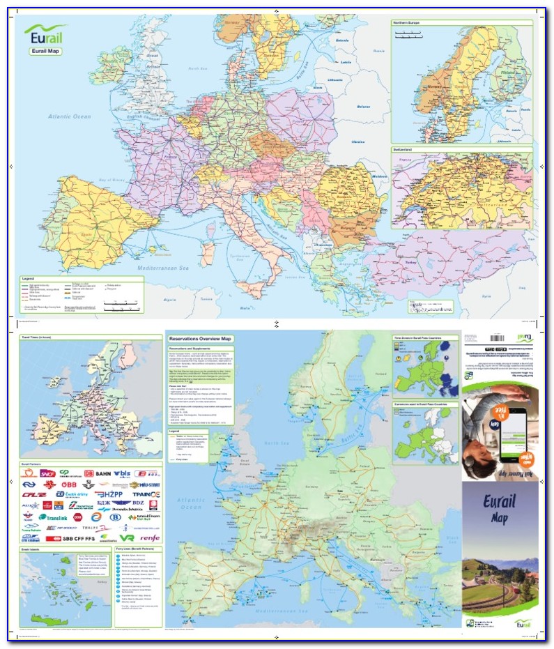 Eurail Pass Map Norway