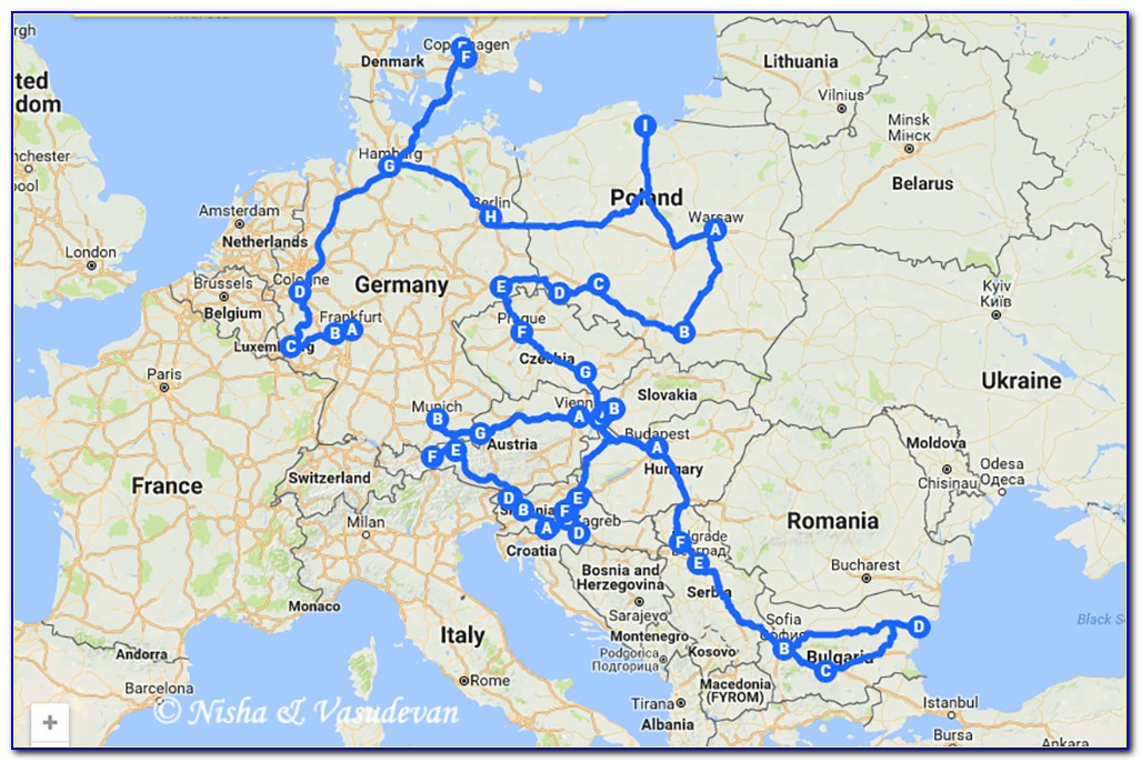 Eurail Pass Map Pdf
