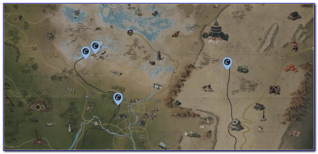 Fallout 76 Legendary Vendor Location Map