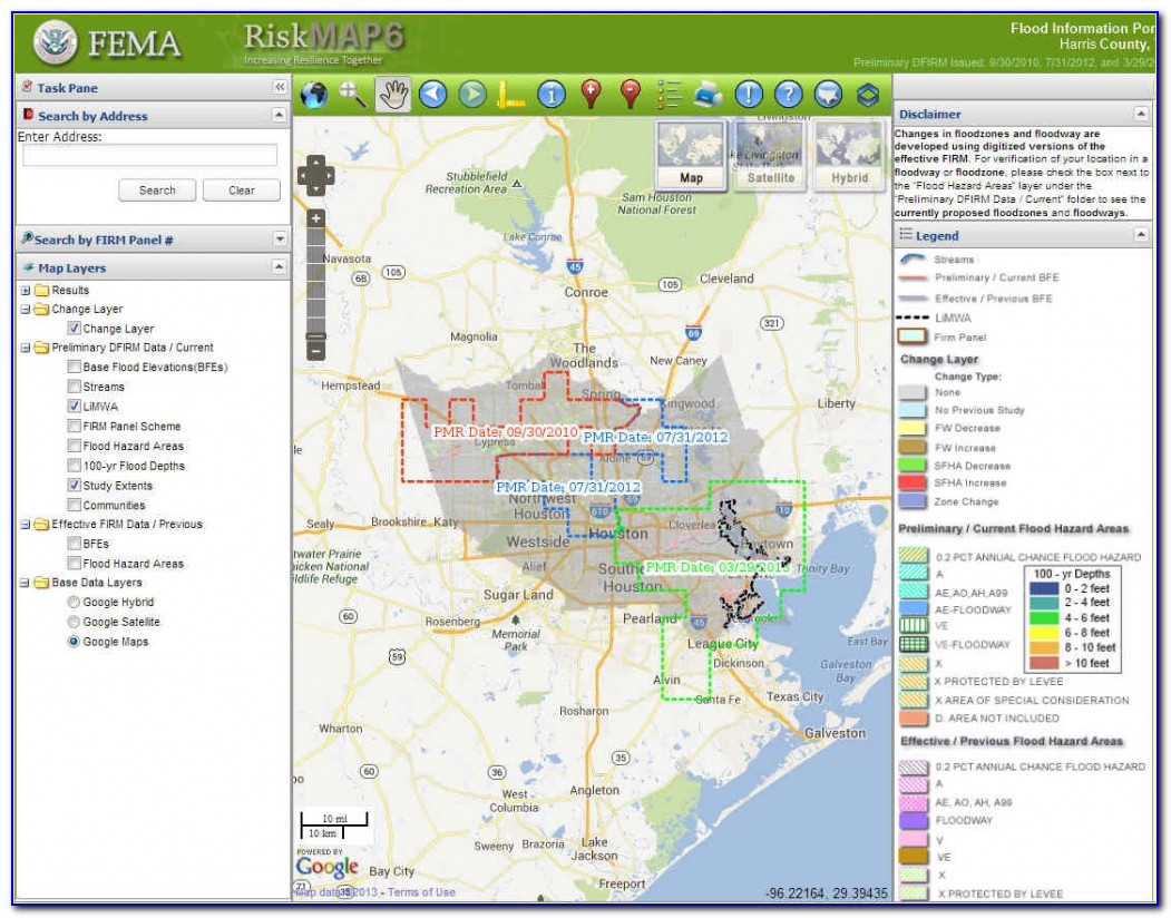 Fema Flood Maps Houston Harvey