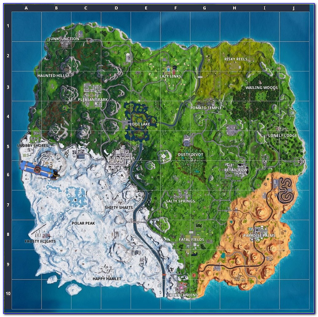 Fortnite Map Locations Name