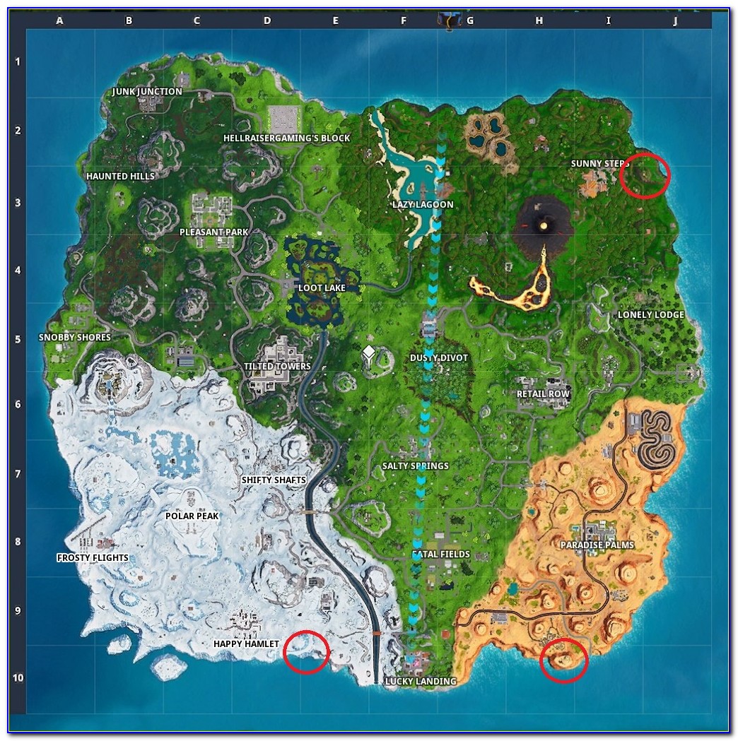 Fortnite Map Locations Season 5