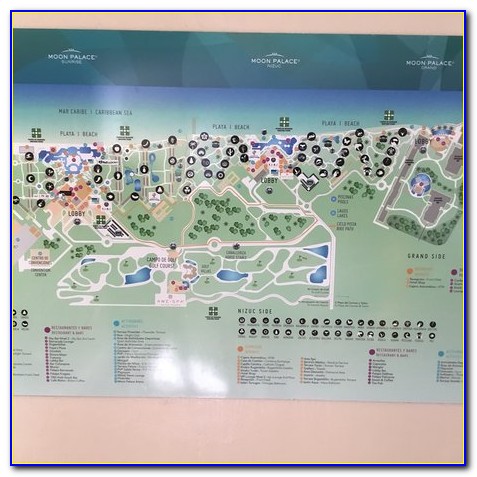 Grand Moon Palace Cancun Map