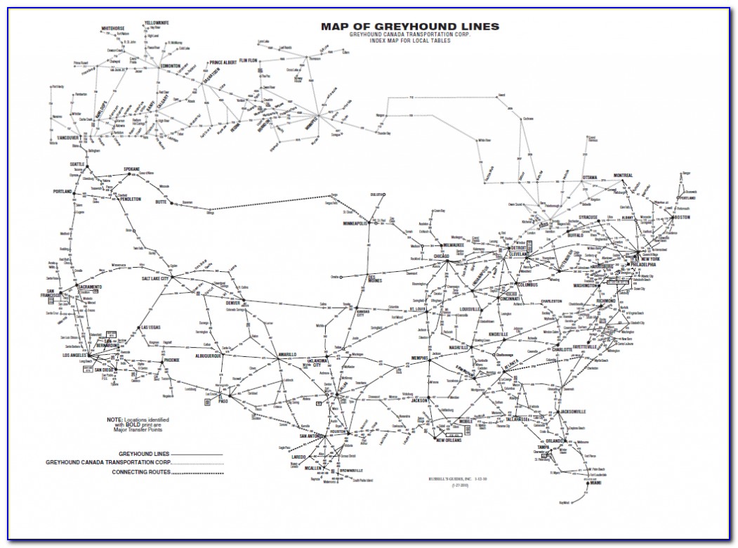 Greyhound Bus Route Map California