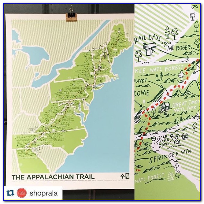 Gsmnp Appalachian Trail Map