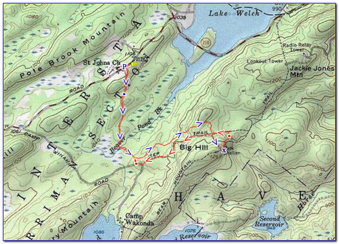 Harriman State Park Appalachian Trail Map