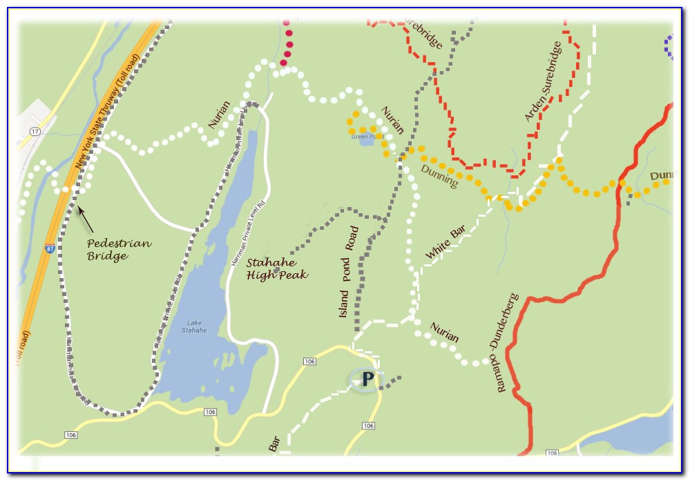 Harriman State Park Bike Trail Map