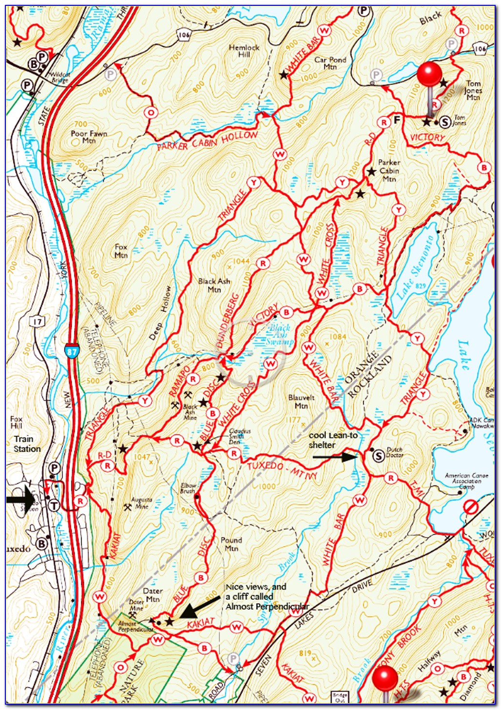 Harriman State Park Trail Map Download