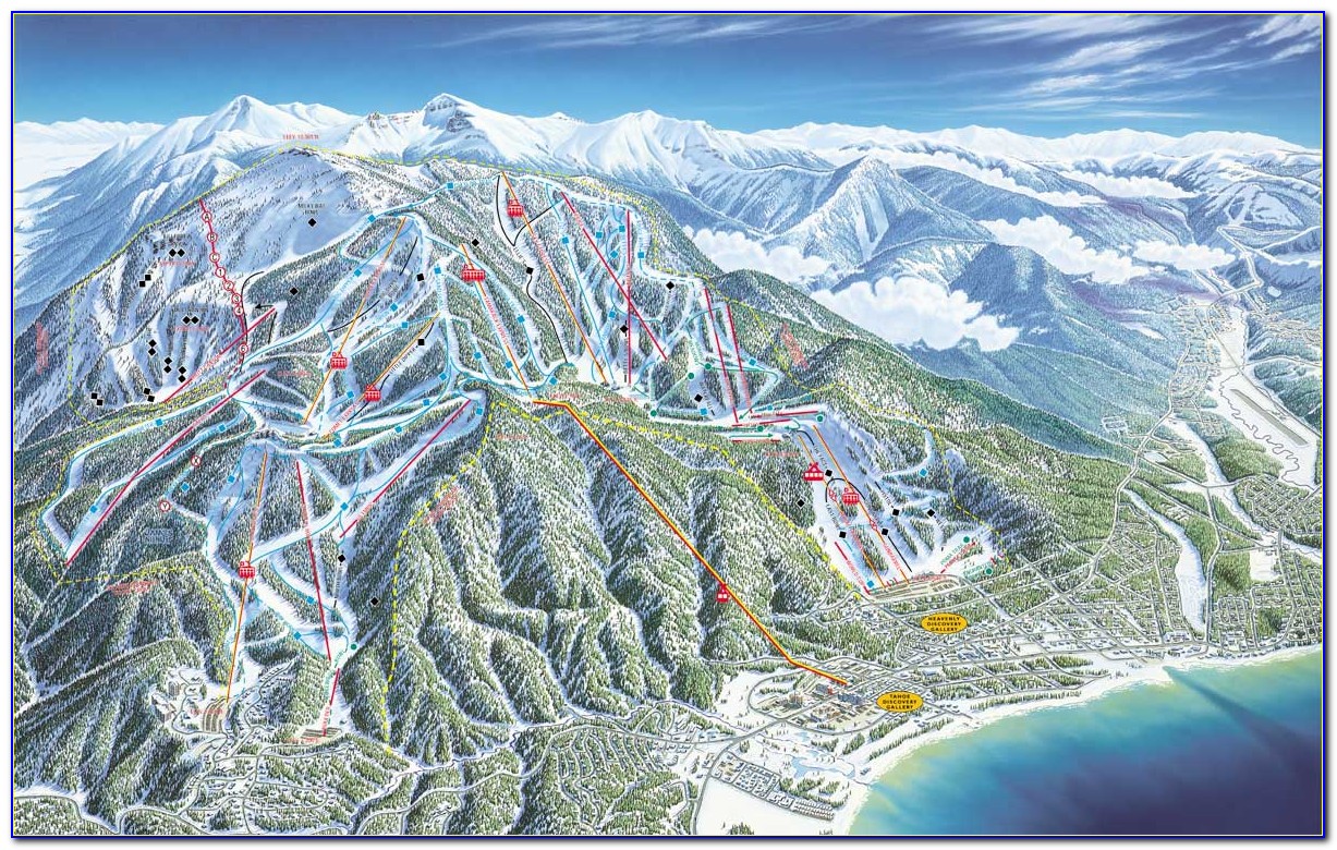 Heavenly Ski Resort Interactive Map