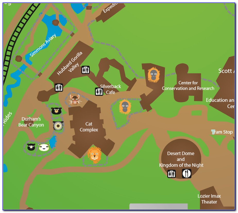 Henry Doorly Zoo Master Plan Map