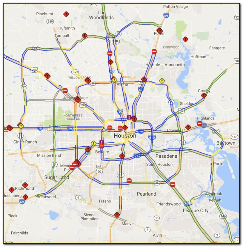 Houston Road Closures Map World Series