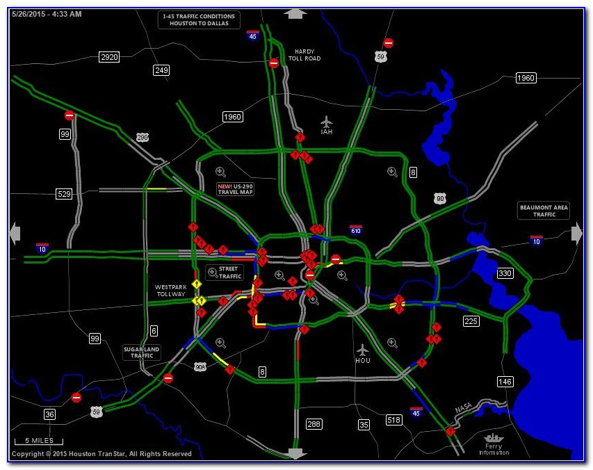 Houston Transtar Construction Map