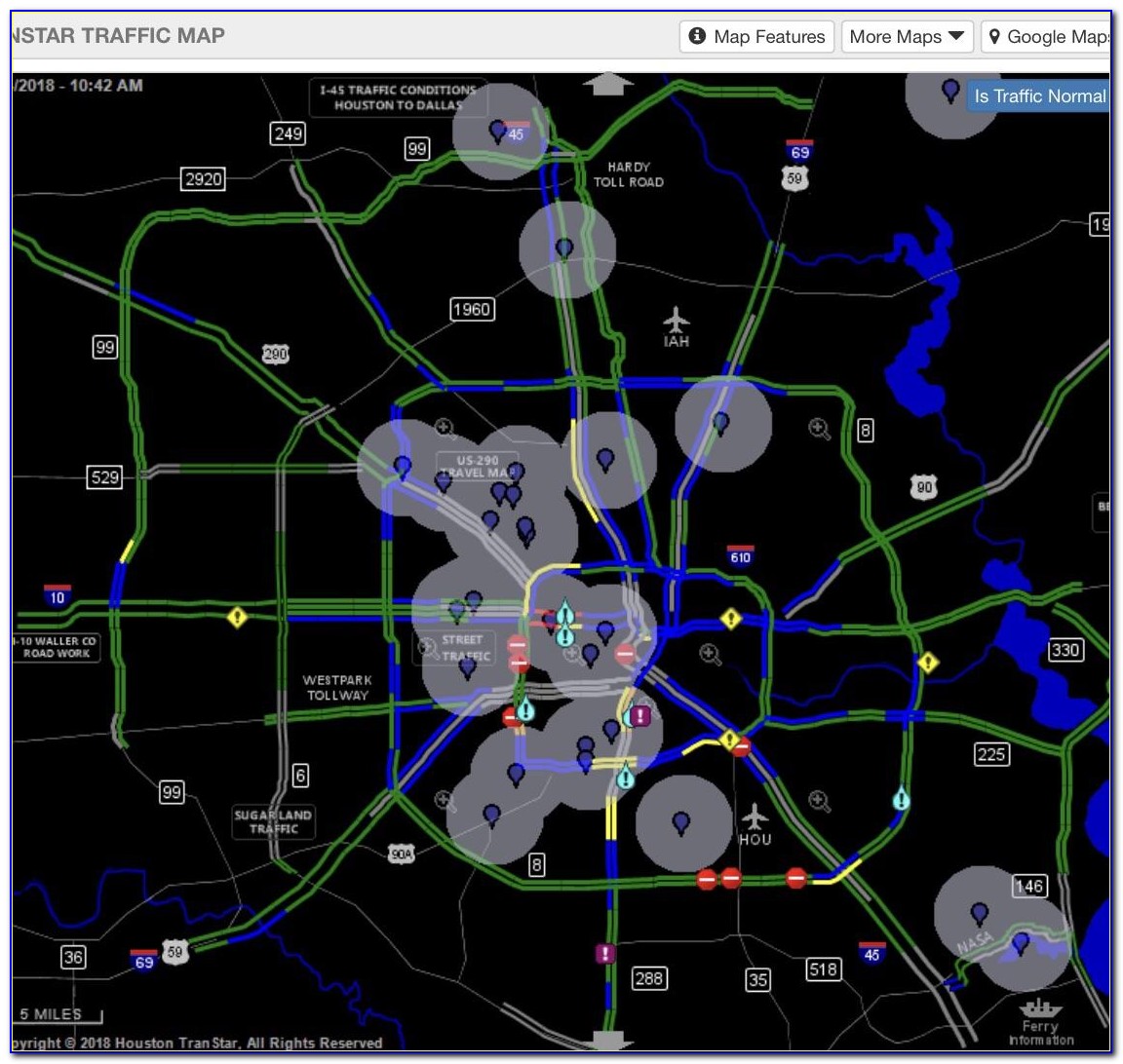 Houston Transtar Map Flooding