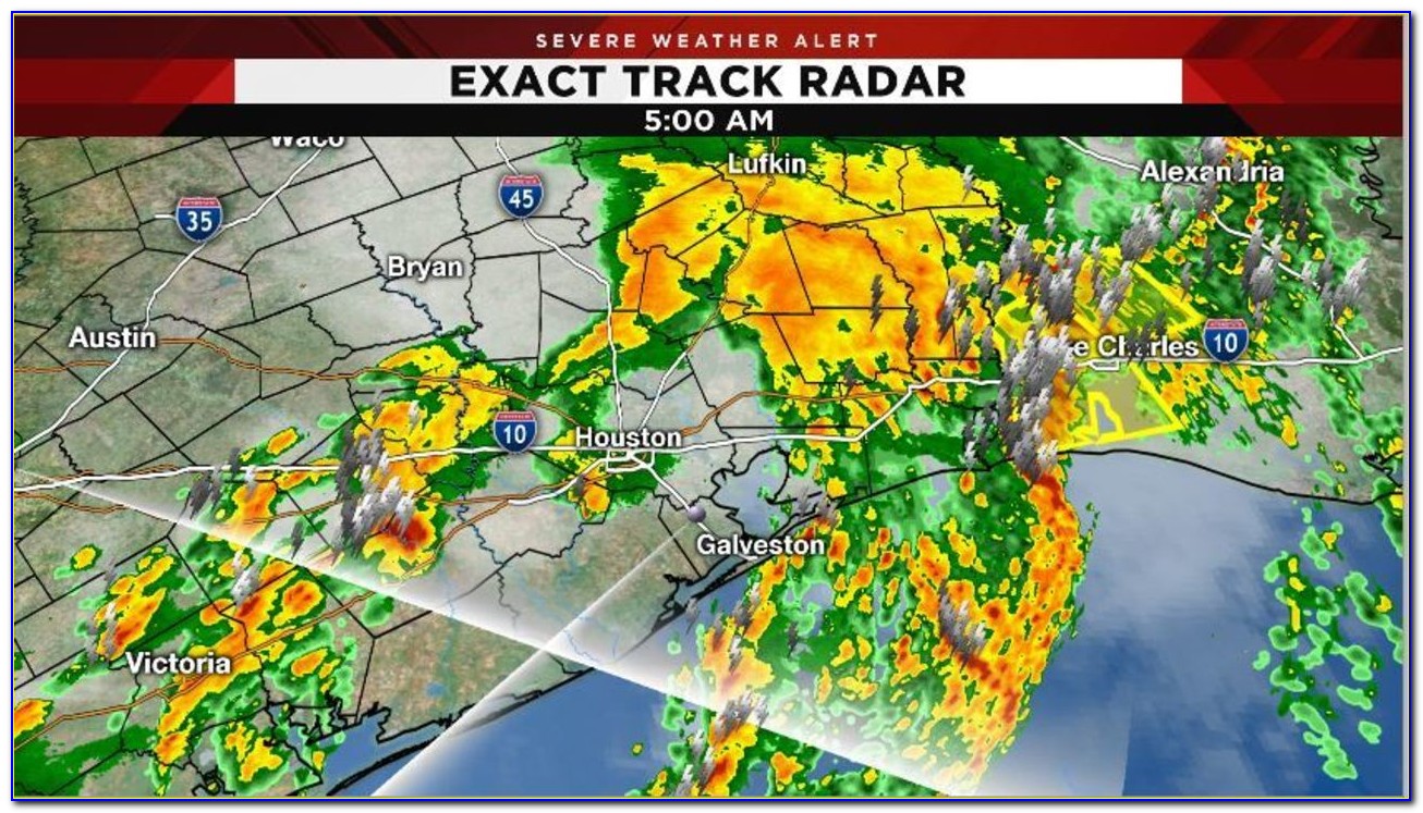 Houston Weather Flooding Map