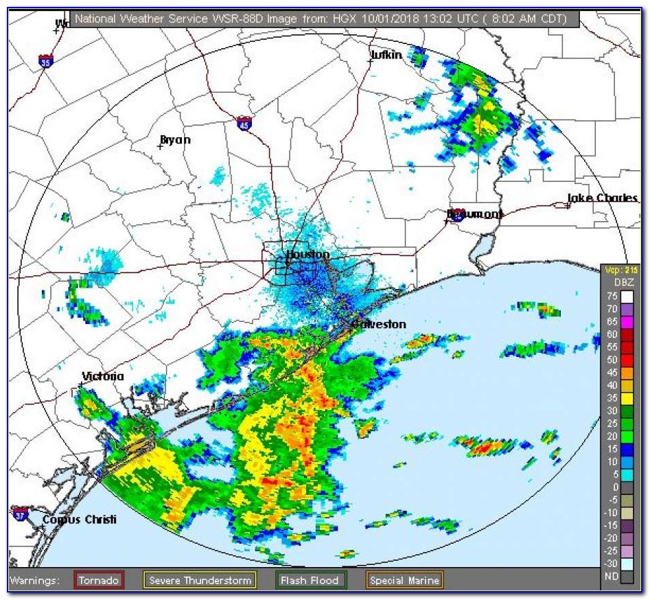 Houston Weather Map Hourly