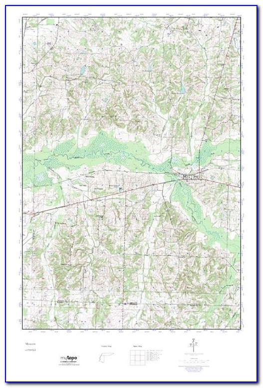 Idaho Panhandle Topographic Map