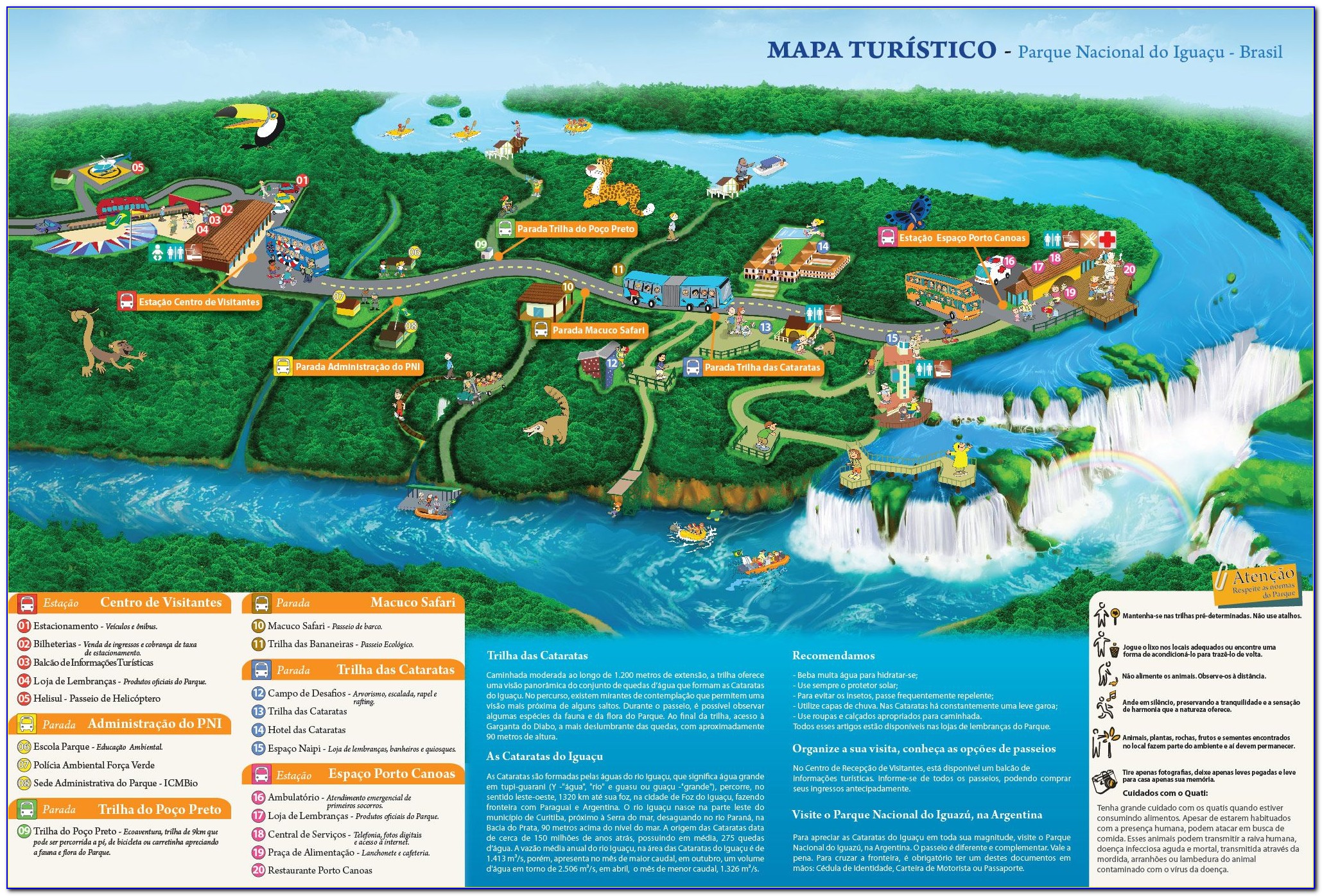 Iguazu Falls Map Pdf