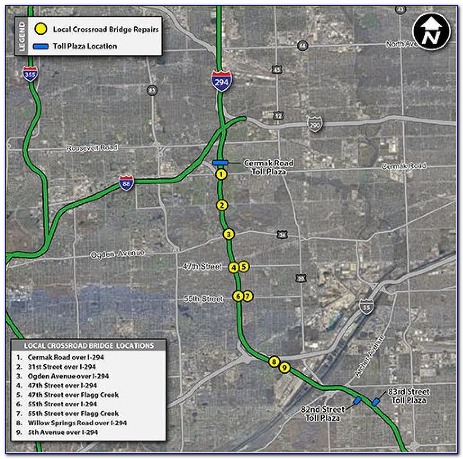 Illinois Tollway Virtual Map