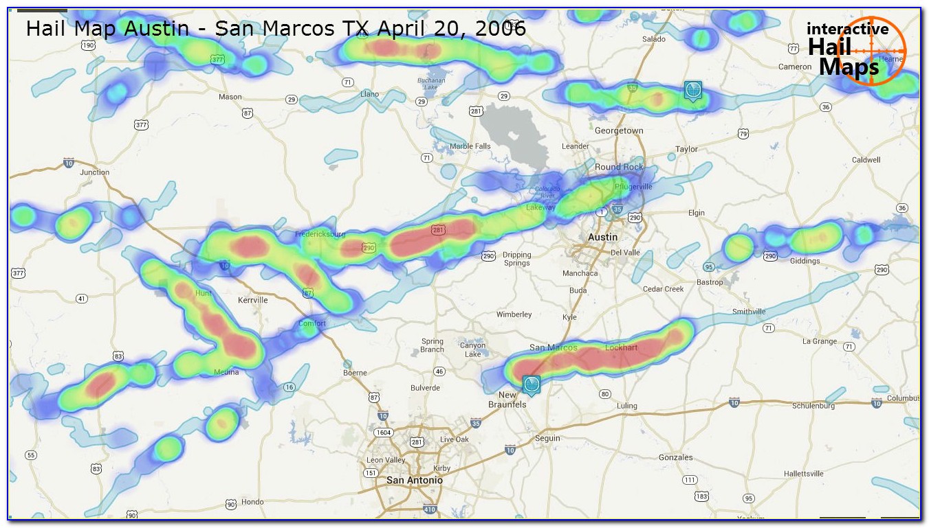 Interactive Hail Maps Arlington Tx