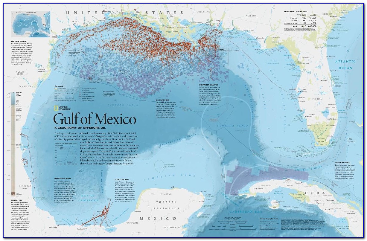 Interactive Map Of Oil Rigs In Gulf Of Mexico