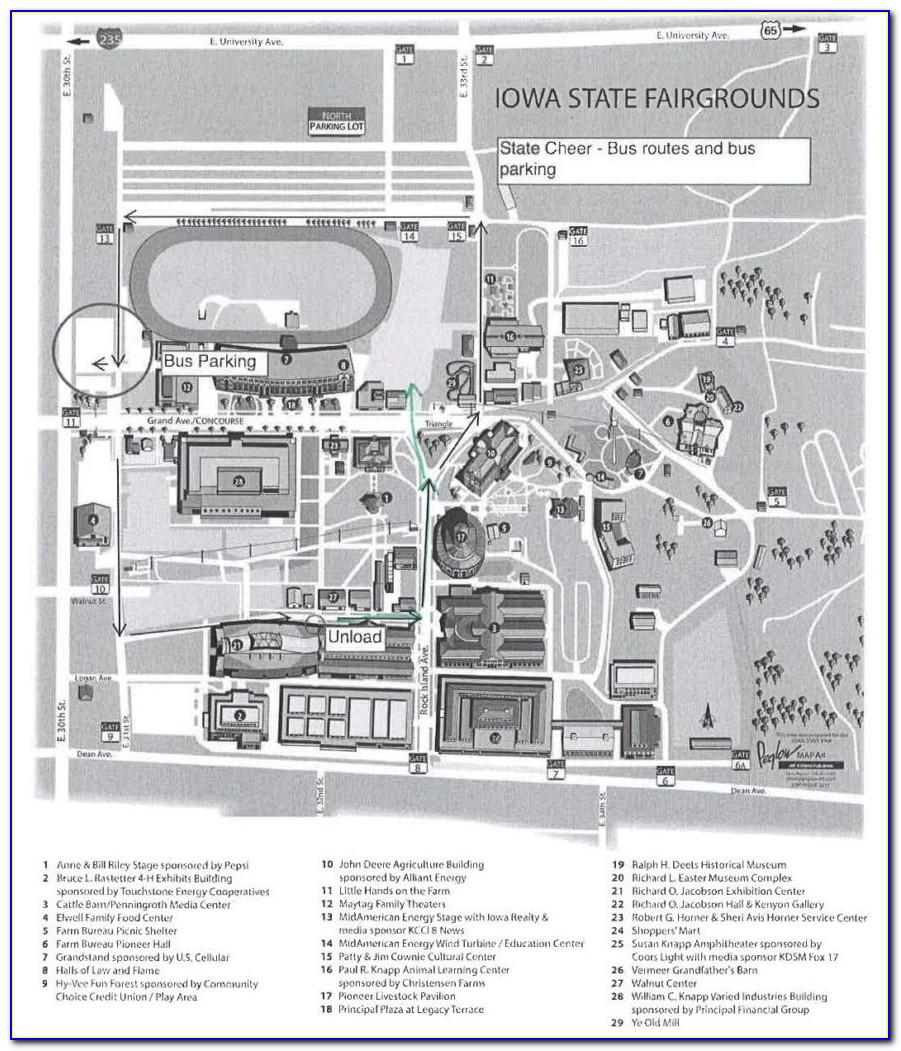 Iowa State Fairgrounds Directions