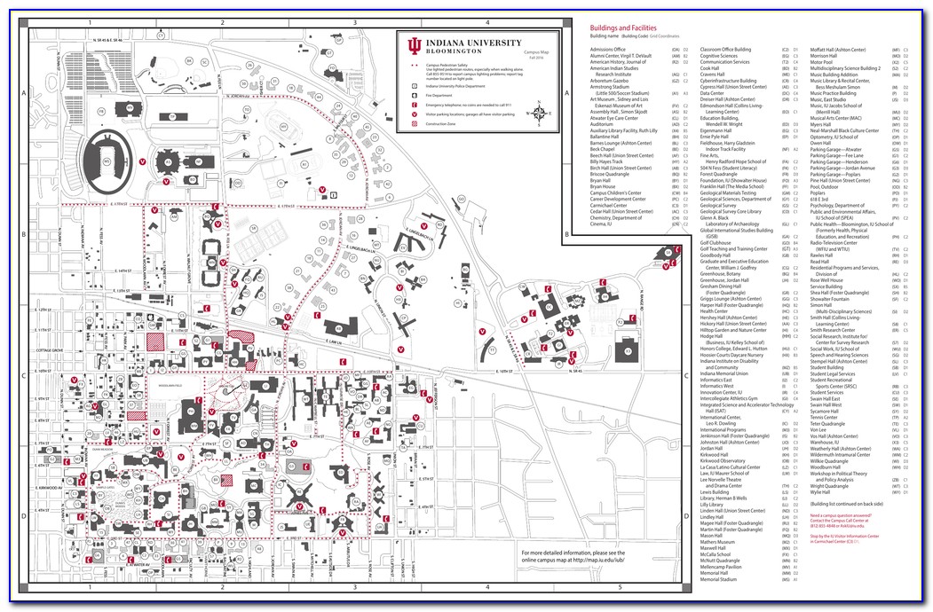 Iu Campus Map Pdf
