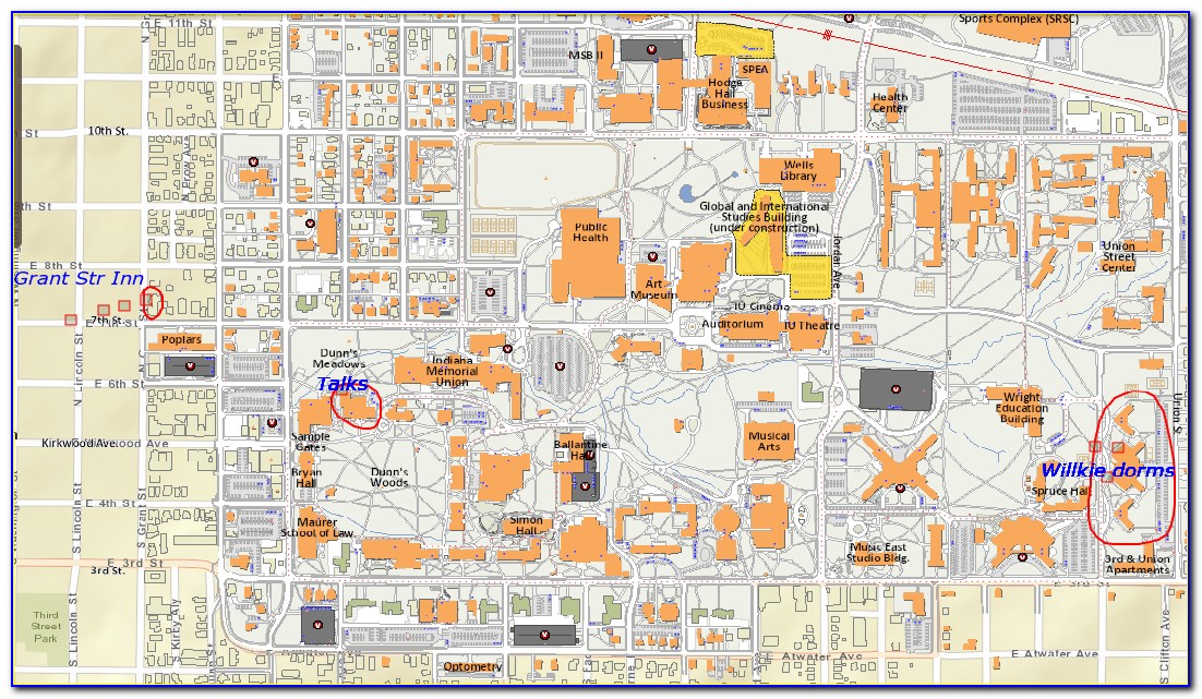 Iu Campus Parking Map