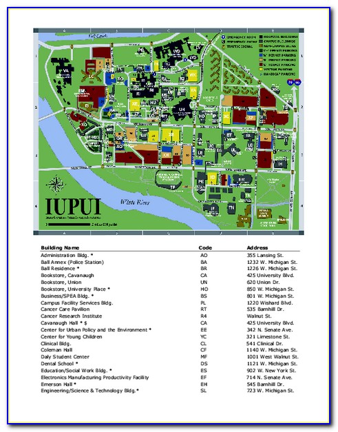 Iupui Campus Center Map