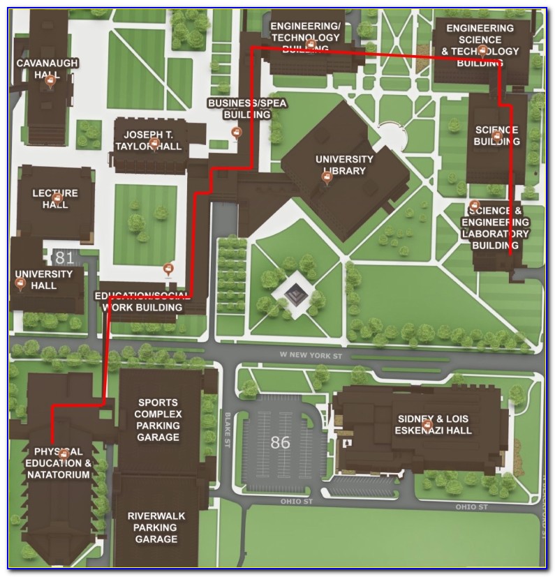 Iupui Campus Map Parking