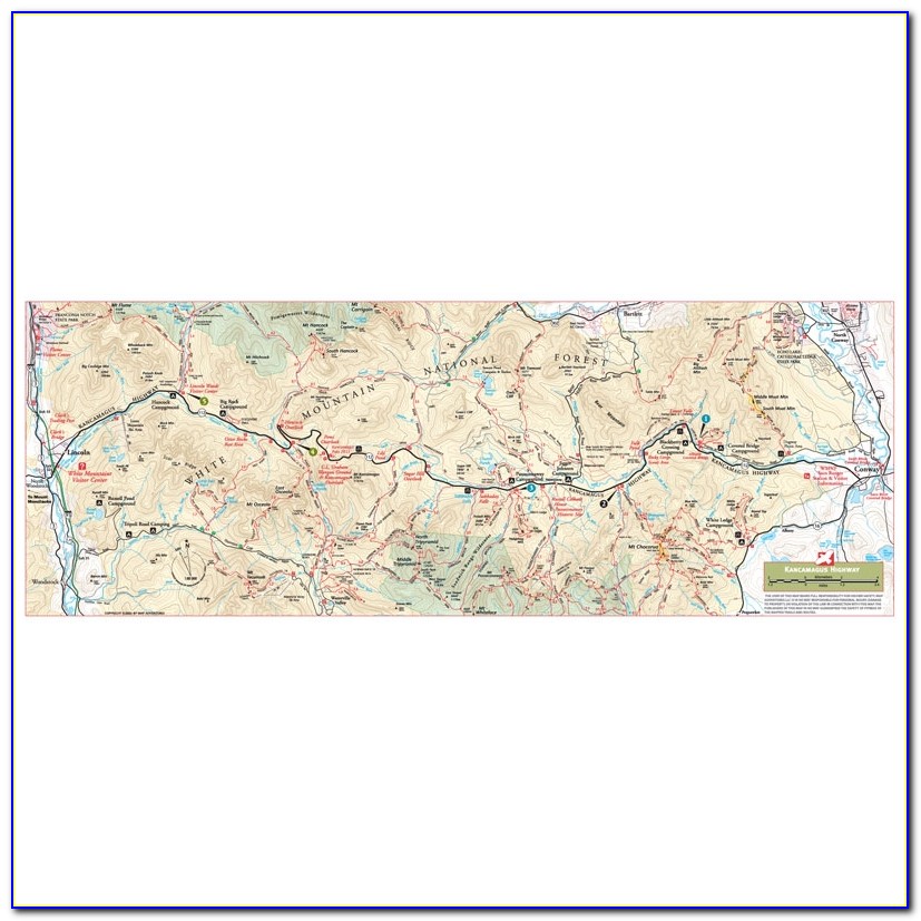 Kancamagus Highway Map Pdf