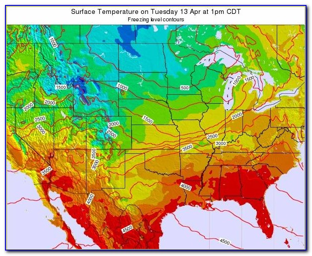 Kansas Weather Map Temperatures