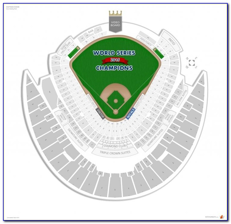 Kauffman Stadium Seating Chart Interactive
