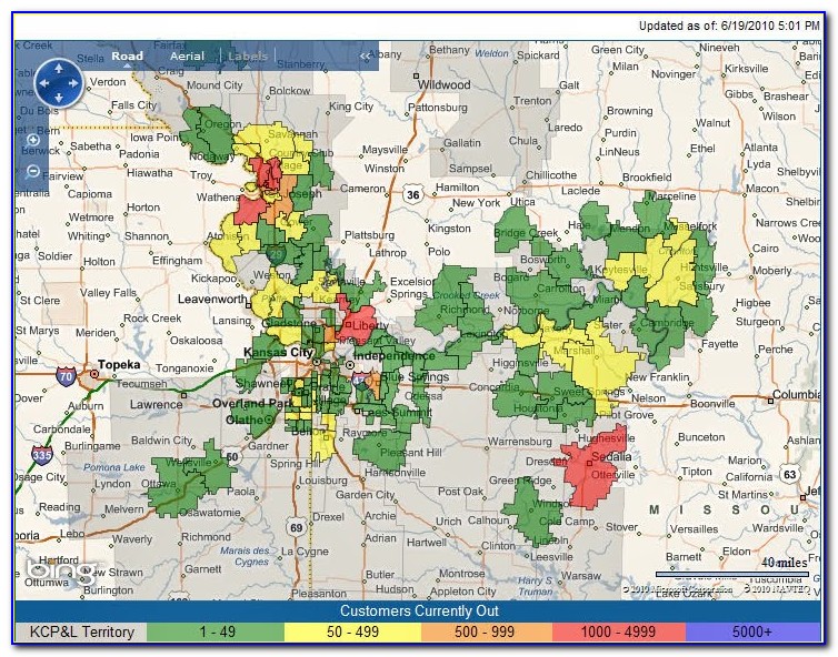 Kcpl Power Outage Map Kansas City