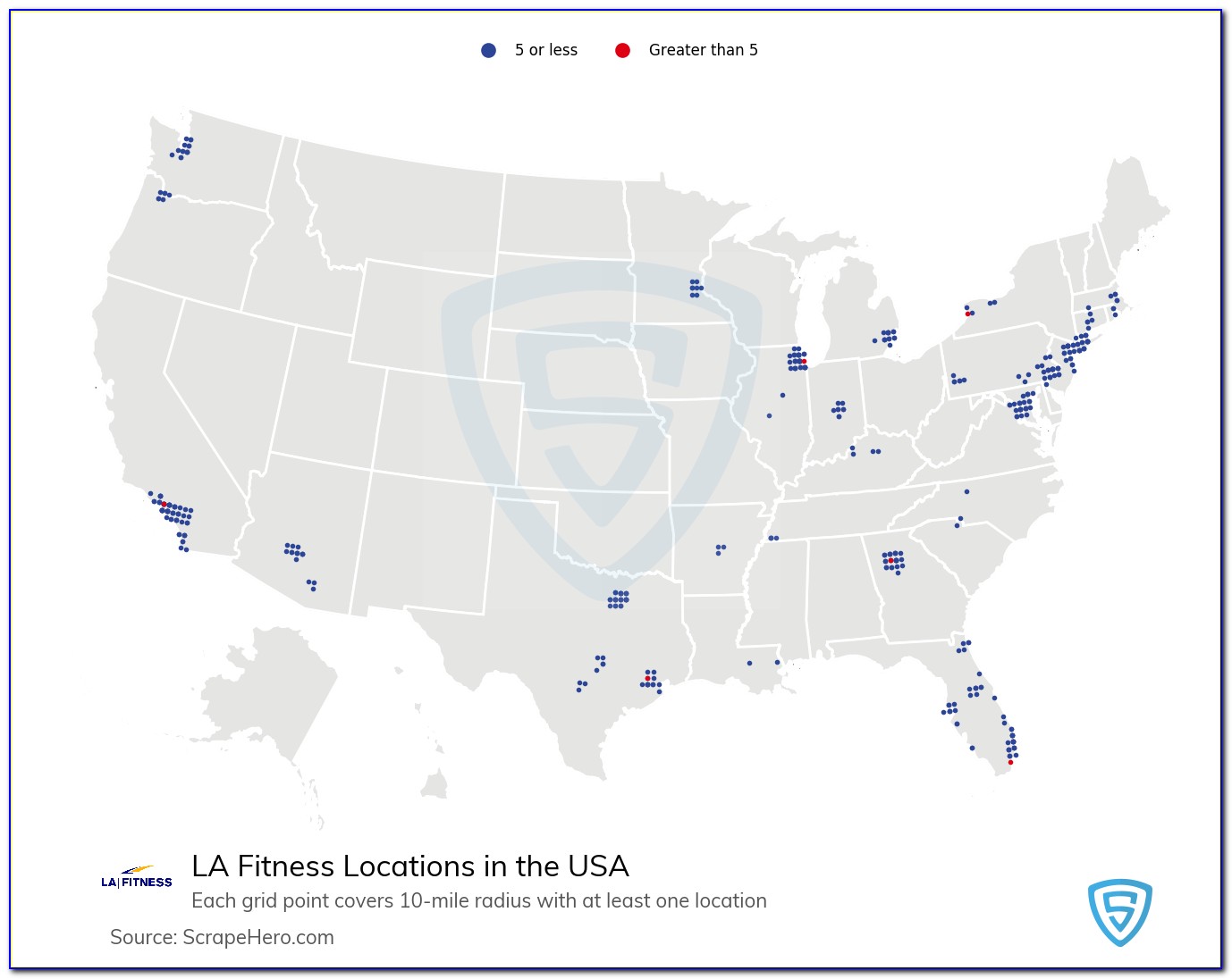 La Fitness Locations Map California