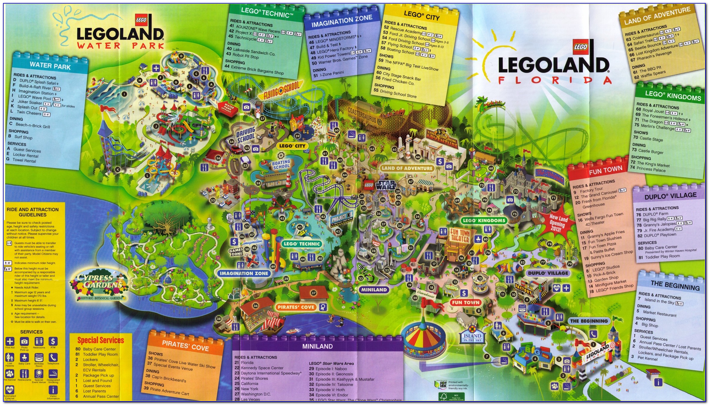 Legoland Florida Hotel Map