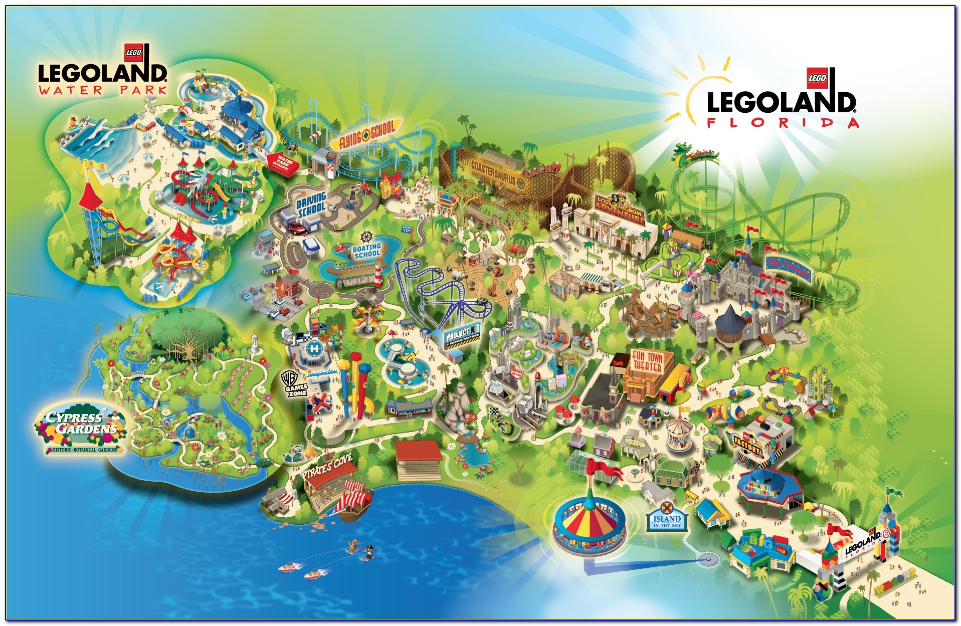 Legoland Florida Map 2019