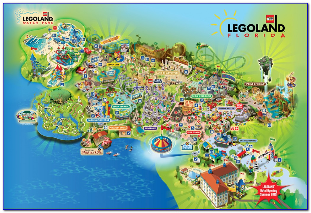 Legoland Florida Park Map Pdf