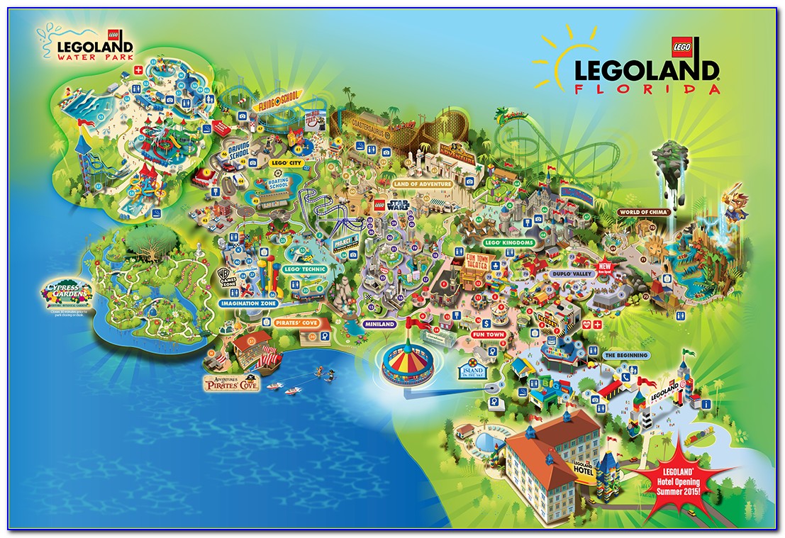 Legoland Florida Resort Map